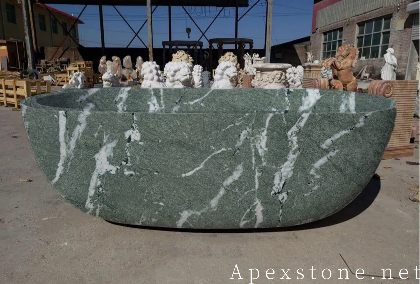 GlacierGreenMarblebathtub210 GlacierGreenMarblebathtub210