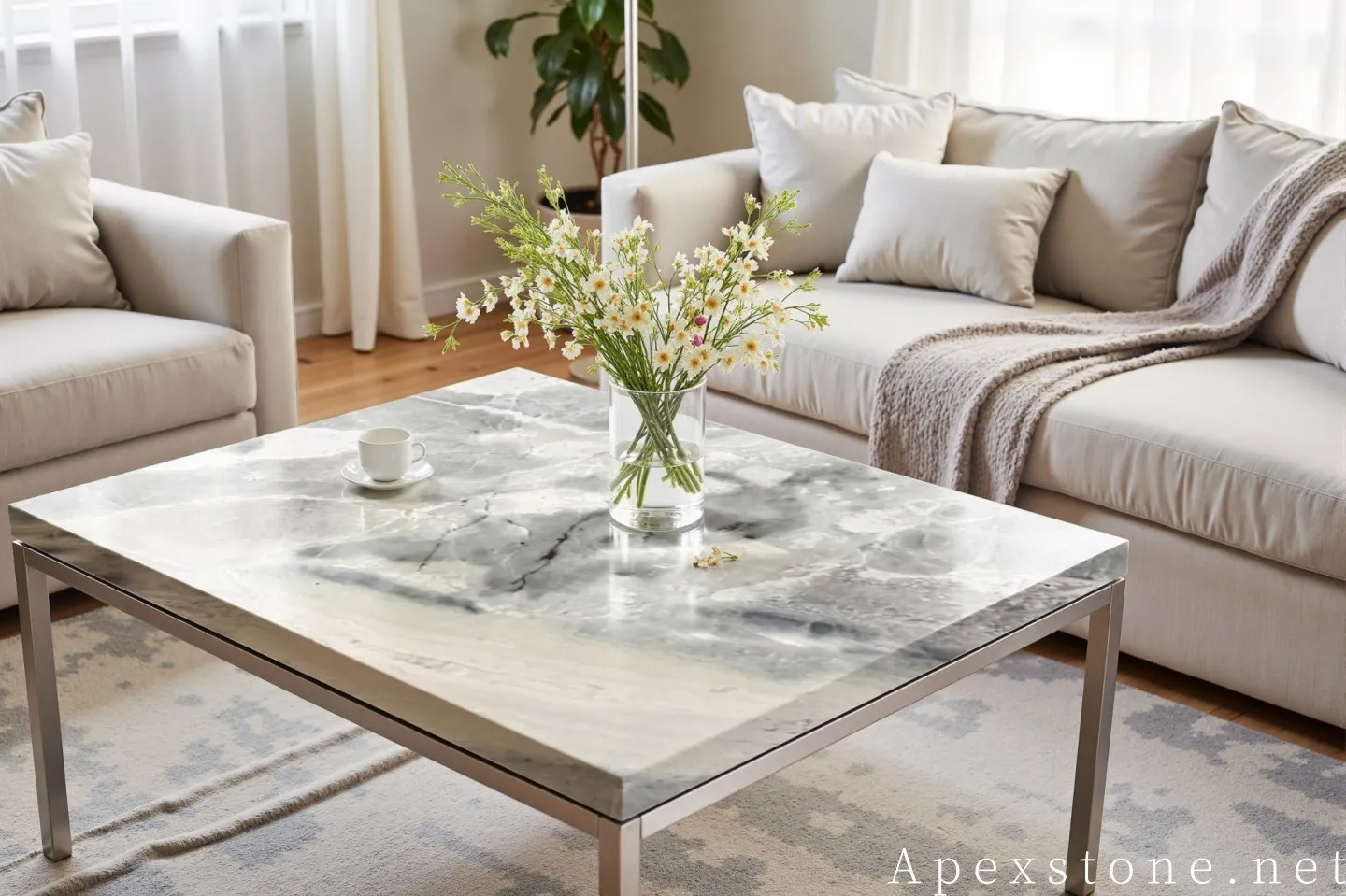 squareFendiWhiteMarblesilvercocktailtable92 squareFendiWhiteMarblesilvercocktailtable92